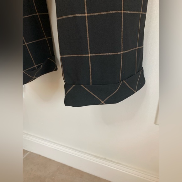 Phase Eight Aston Check Trouser with cuffed hem - Picture 8 of 11